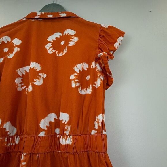 Busayo x RTR Orange Ruffle Jumpsuit 💙 - Picture 9 of 10